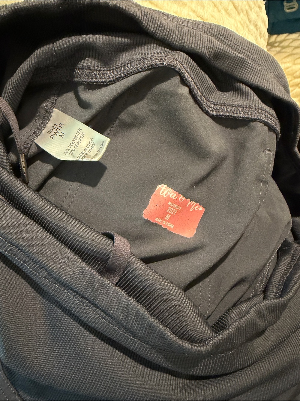 aerie Maternity Bootcut Cargo Pants in Charcoal - Picture 6 of 7